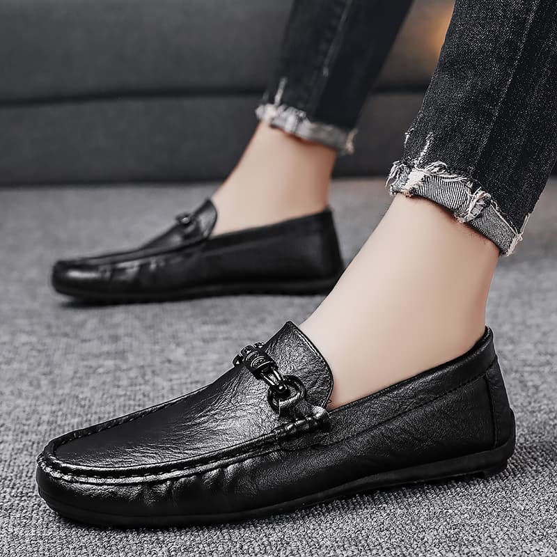 黒靴 クラシック ビットモカシン